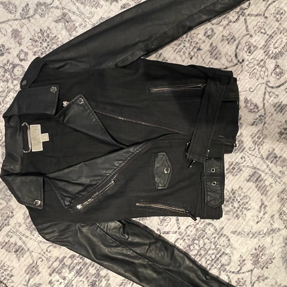 Michael Kors Black Leather Jacket